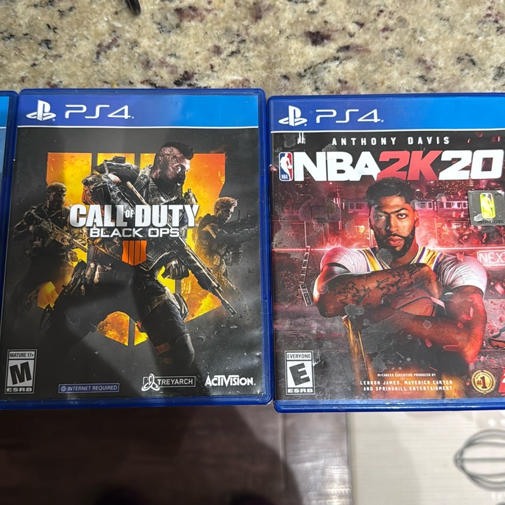 Used PS4 Games x 8